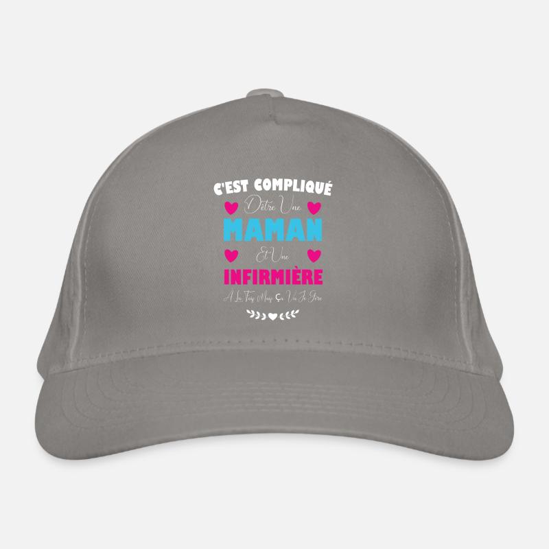 Maman et Infirmière Casquette classique bio
