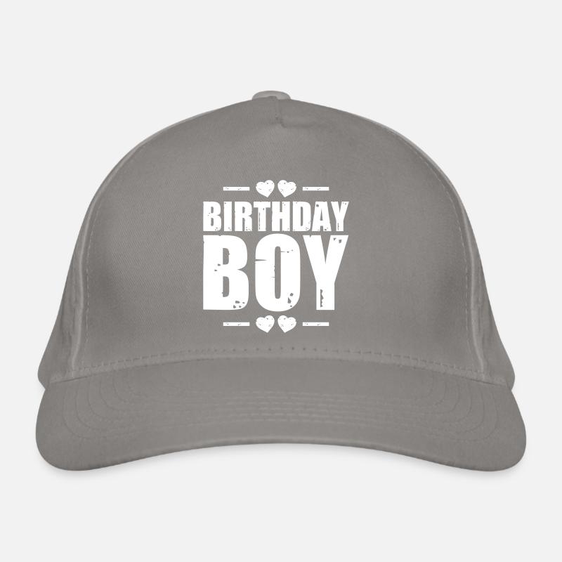 Birthday Boy Saying Organic Baseball Cap