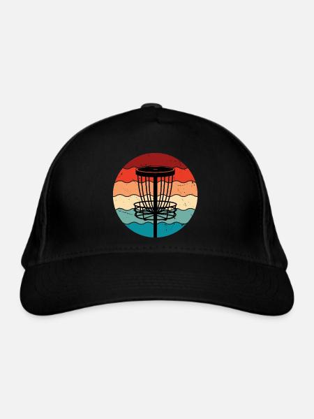 Disc Golf - Bio-Baseballkappe - Schwarz