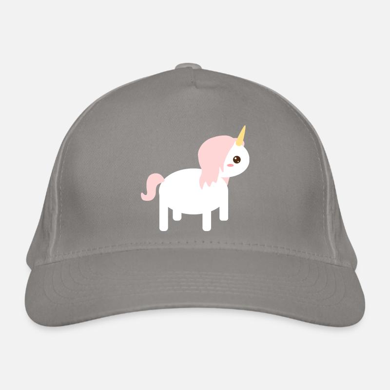 Whimsical Unicorn Cartoon Design Organic Baseball Cap