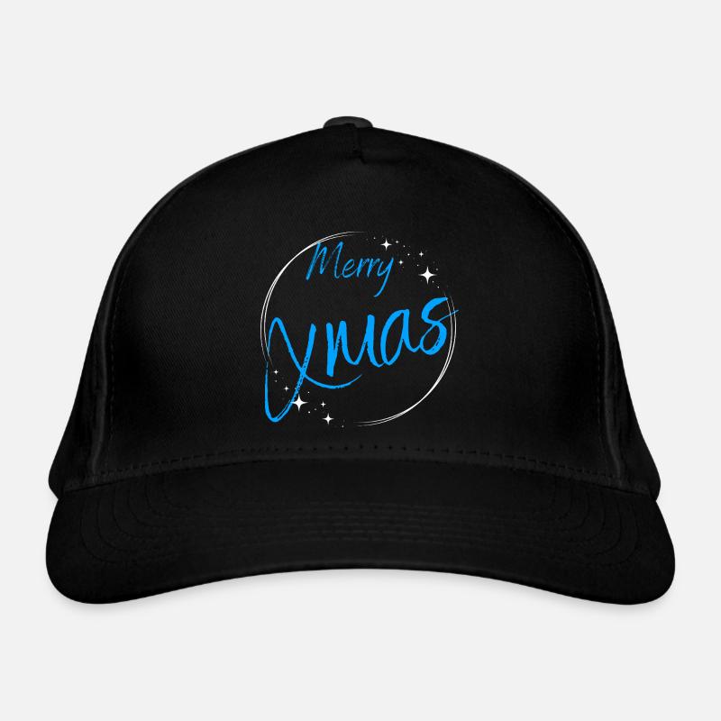 Joyeux Noël Script Circle Casquette classique bio