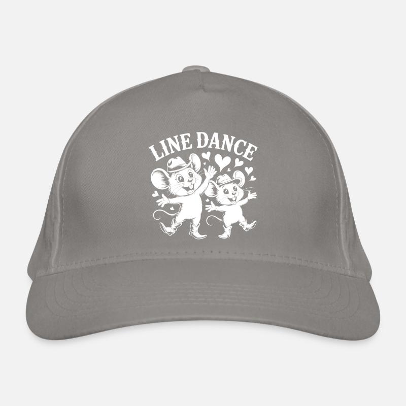 Line Dance Mäuse Bio-Baseballkappe