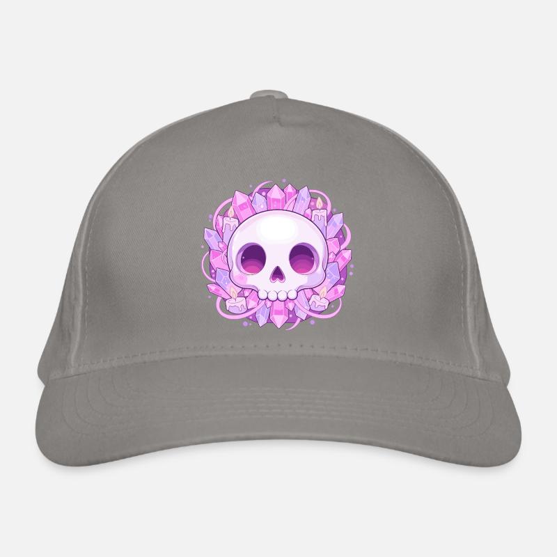 Crystal Skull with Crystals Organic Baseball Cap