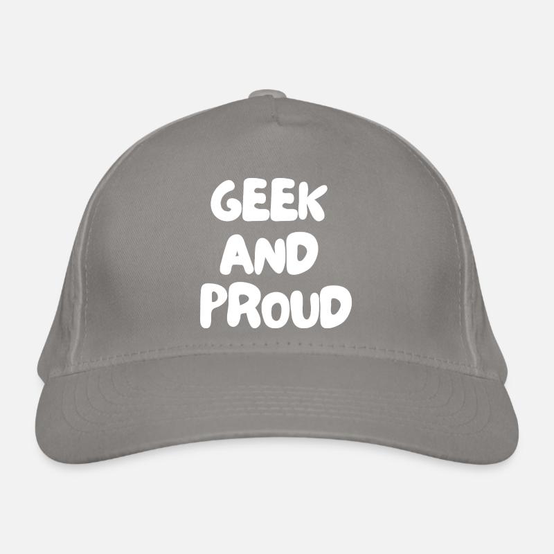 3. Geek et fier Casquette classique bio