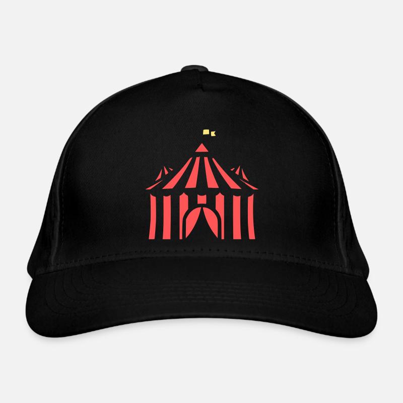 Circus Tent Flat Design Event Organic Baseball Cap