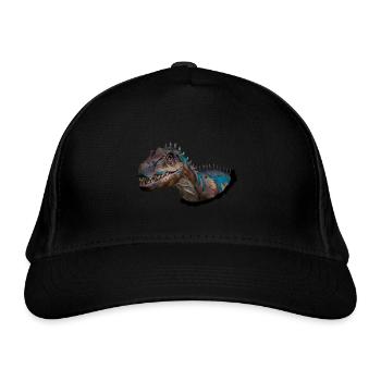 The hunter of prehistoric times - Organic Baseball Cap - black - Front