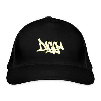 Digga - Bio-Baseballkappe - Schwarz - Vorne