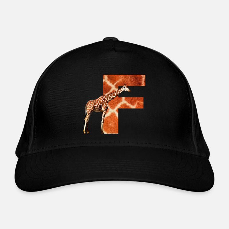 giraffe f Organic Baseball Cap