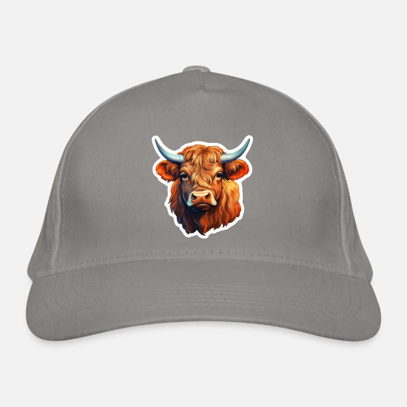 Highland cattle Organic Baseball Cap