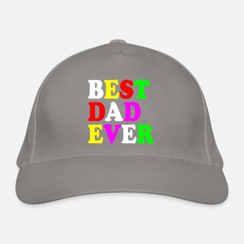 Best dad ever Casquette classique bio