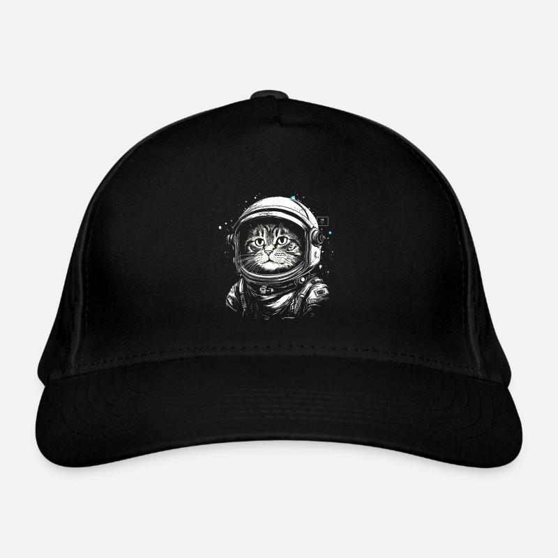 Chat astronaute mignon Casquette classique bio