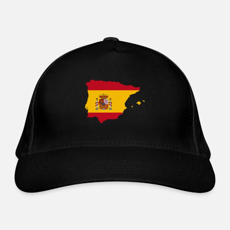 spanische Flagge Bio-Baseballkappe