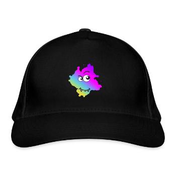 Kleksi© - The stain with style #Rainbow - Organic Baseball Cap - black - Front