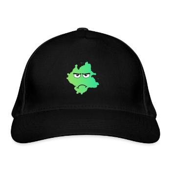 Kleksi© - The stain with style #3 - Organic Baseball Cap - black - Front