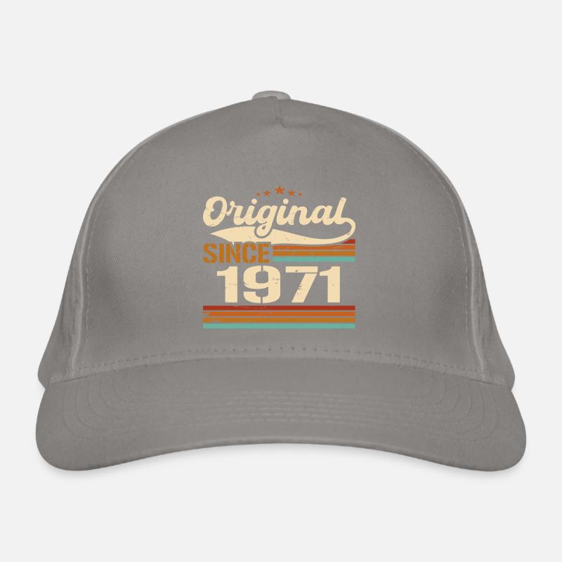 Original 1971 Vintage | Geburtstagsgeschenk 1971 Bio-Baseballkappe