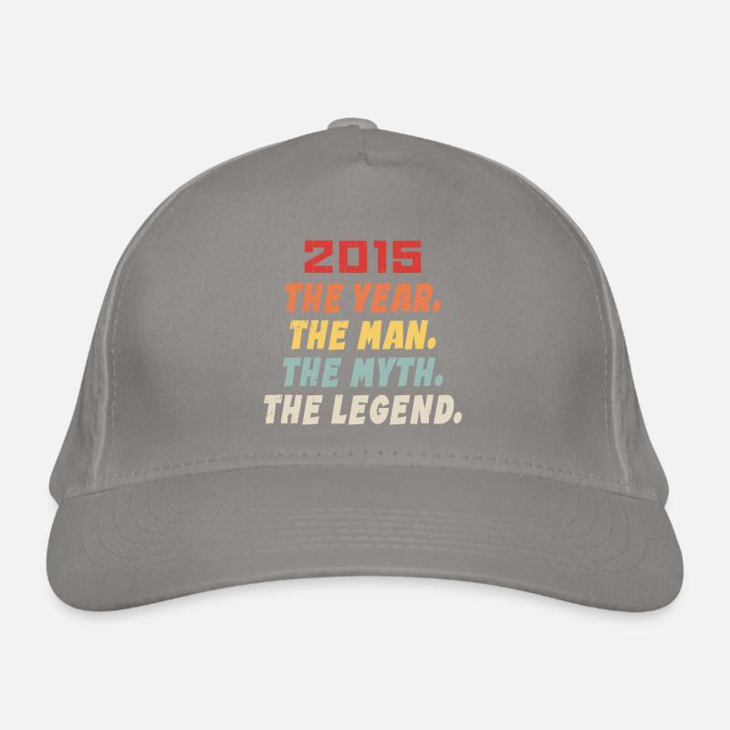 2015 Geburtstagsgeschenk, die Legenden geboren 2015 Bio-Baseballkappe