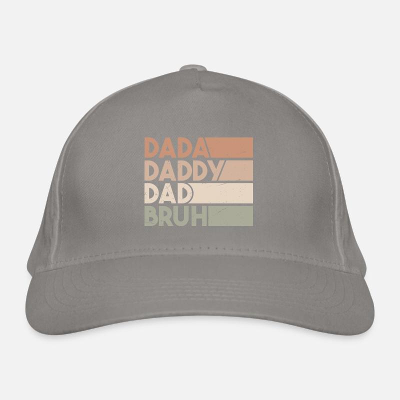 Dada Daddy Dad Bruh Organic Baseball Cap