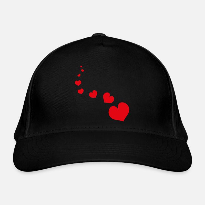 Red heart Organic Baseball Cap