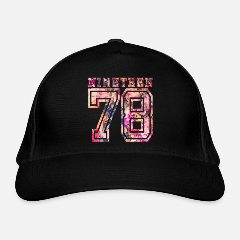 NINETEEN 1978 B - Casquette classique bio - noir