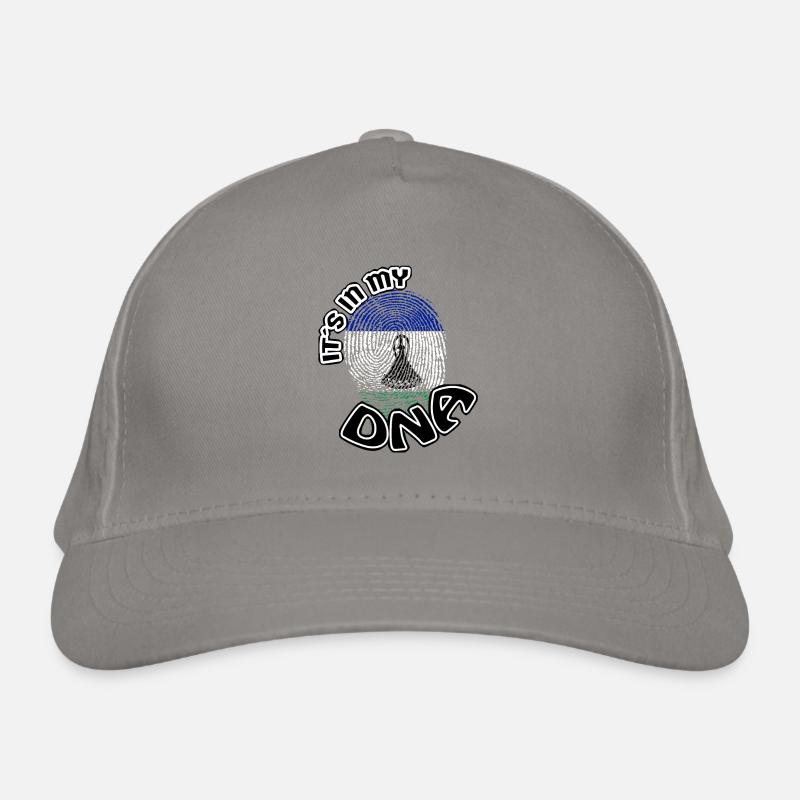Geschenk Its in my dna dns roots Lesotho Bio-Baseballkappe