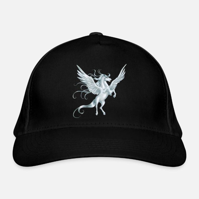 Pegasus with spread wings Organic Baseball Cap