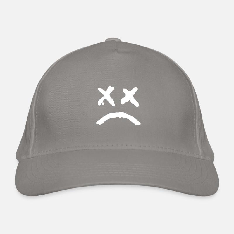 Expressive graffiti face - x - eyes Organic Baseball Cap