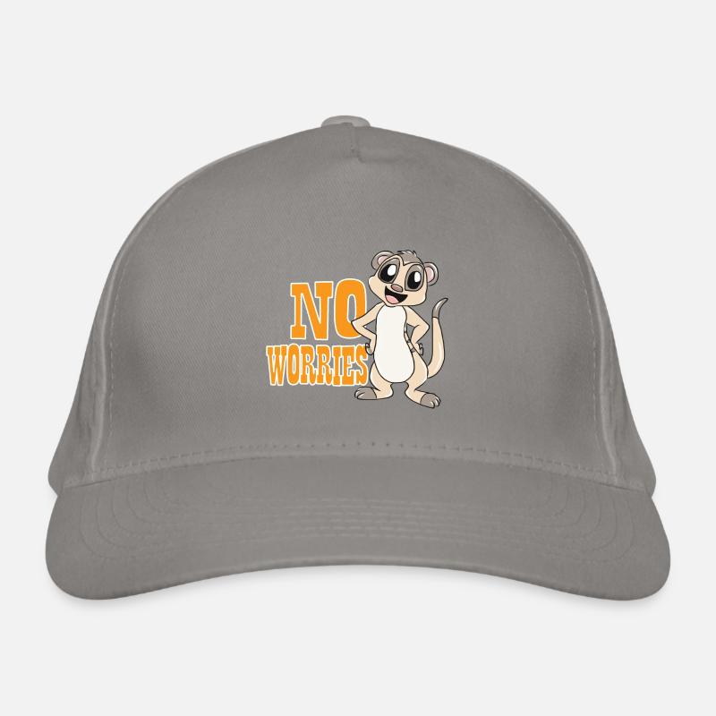 Erdmännchen Bio-Baseballkappe