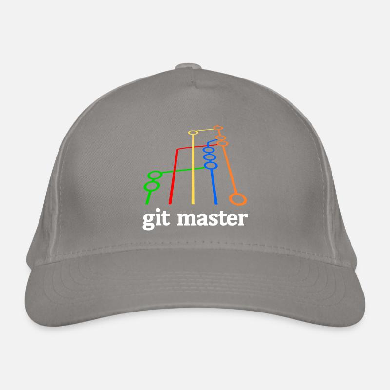 git master vWhite Casquette classique bio