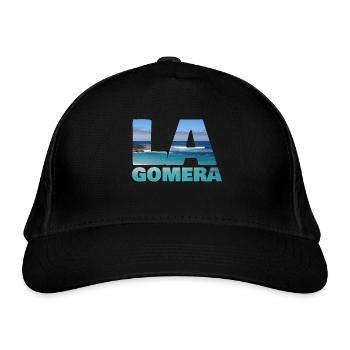 La Gomera - Bio-Baseballkappe - Schwarz - Vorne