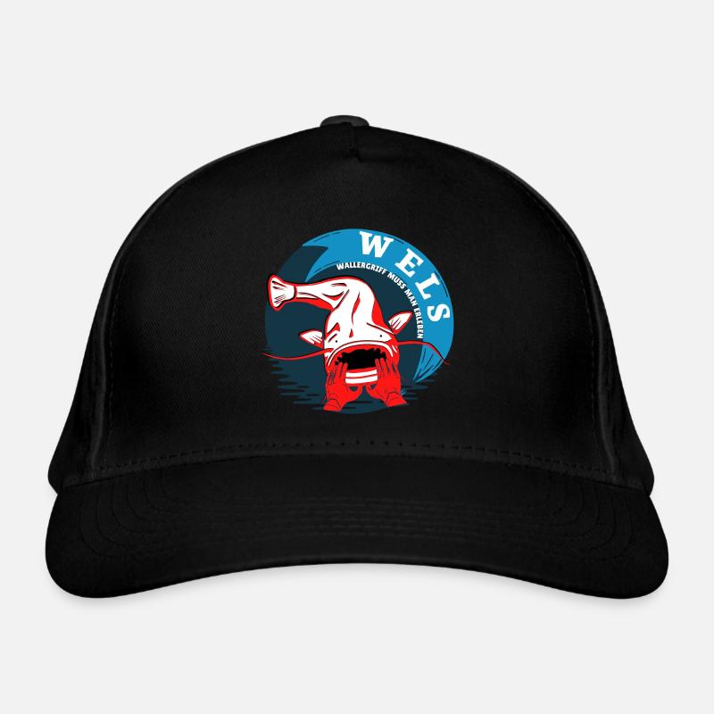 Fishing Catfish WALLERGRIFF MUST EXPERIENCE MAN Organic Baseball Cap