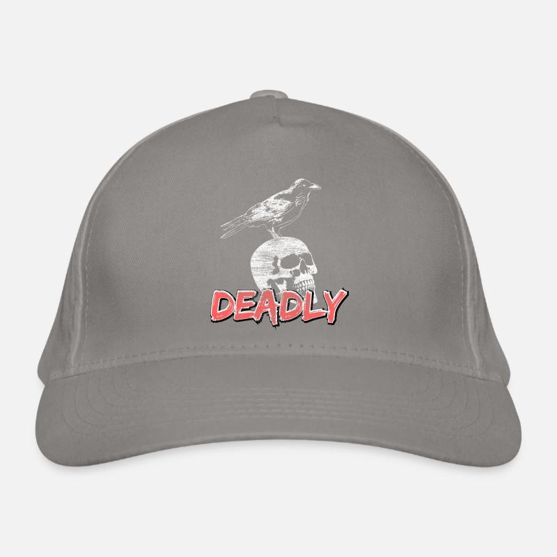 Raven night bird Organic Baseball Cap