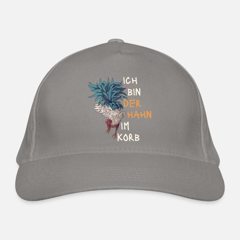 Ich Bin Der Hahn Im Korb. Lustiges Geschenk Fun Bio-Baseballkappe