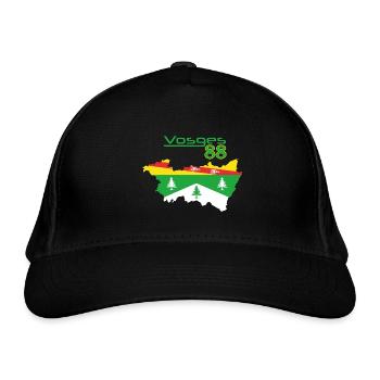 Vosges - Bio-Baseballkappe - Schwarz - Vorne