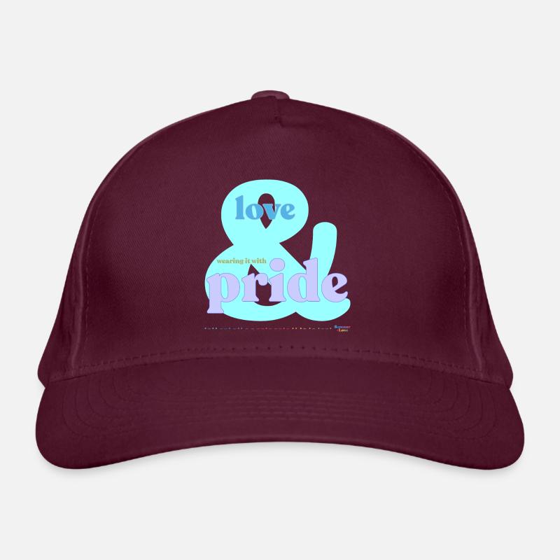 Pride Iceblue Organic Baseball Cap