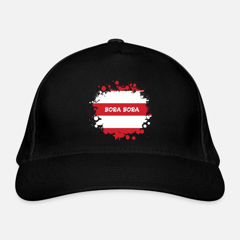 Bora Bora Klecks Flag Design Casquette classique bio