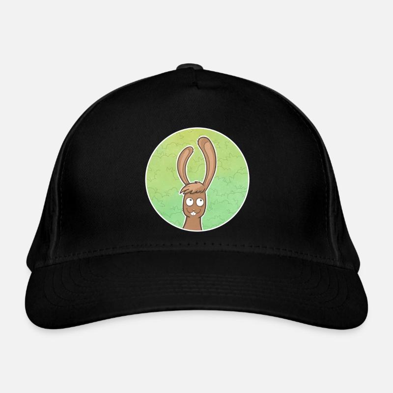 Rabbit - Organic Baseball Cap - black