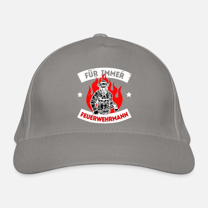 Firefighter Statement Lifesaver Fire Brigade Organic Baseball Cap