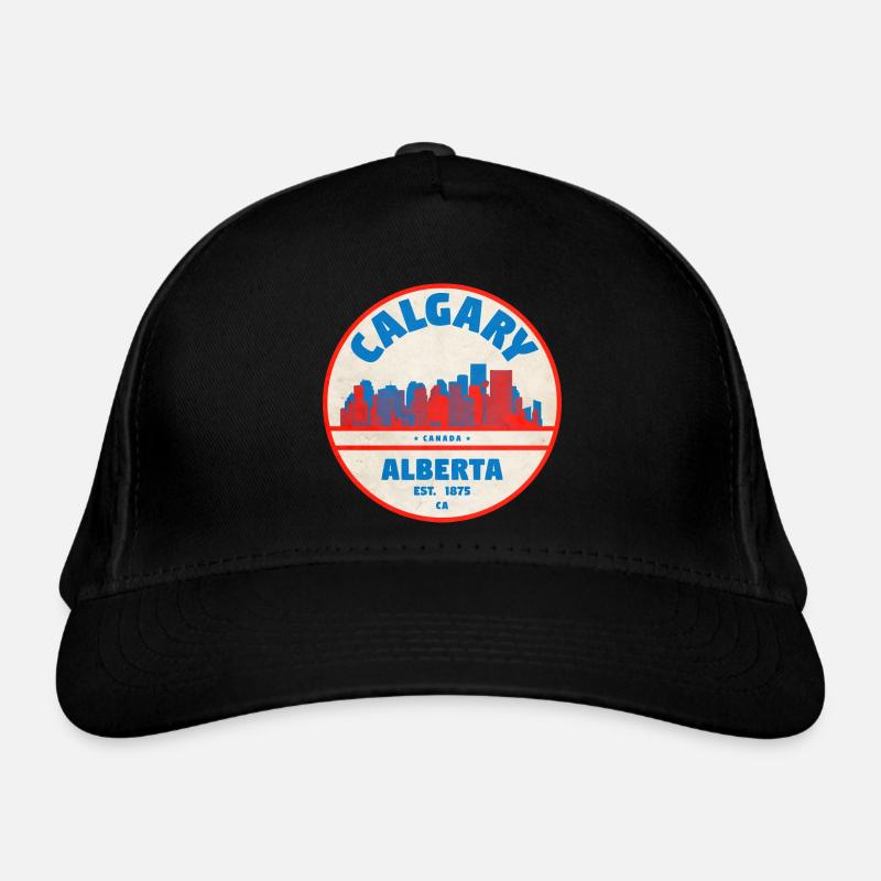 Calgary Skyline Vintage Bio-Baseballkappe