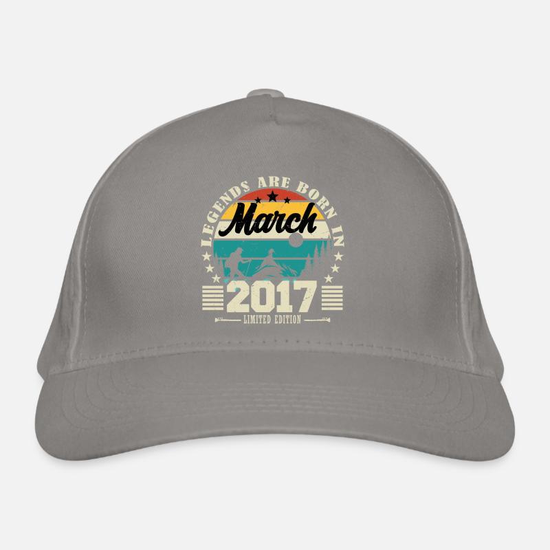 March 2017. Birthday gift March 2017. Organic Baseball Cap