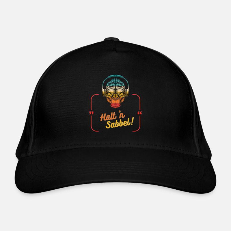 AFFE retro Halt'n Sabbel Plattdeutsch Bio-Baseballkappe