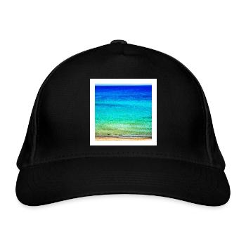 Sea - Organic Baseball Cap - black - Front