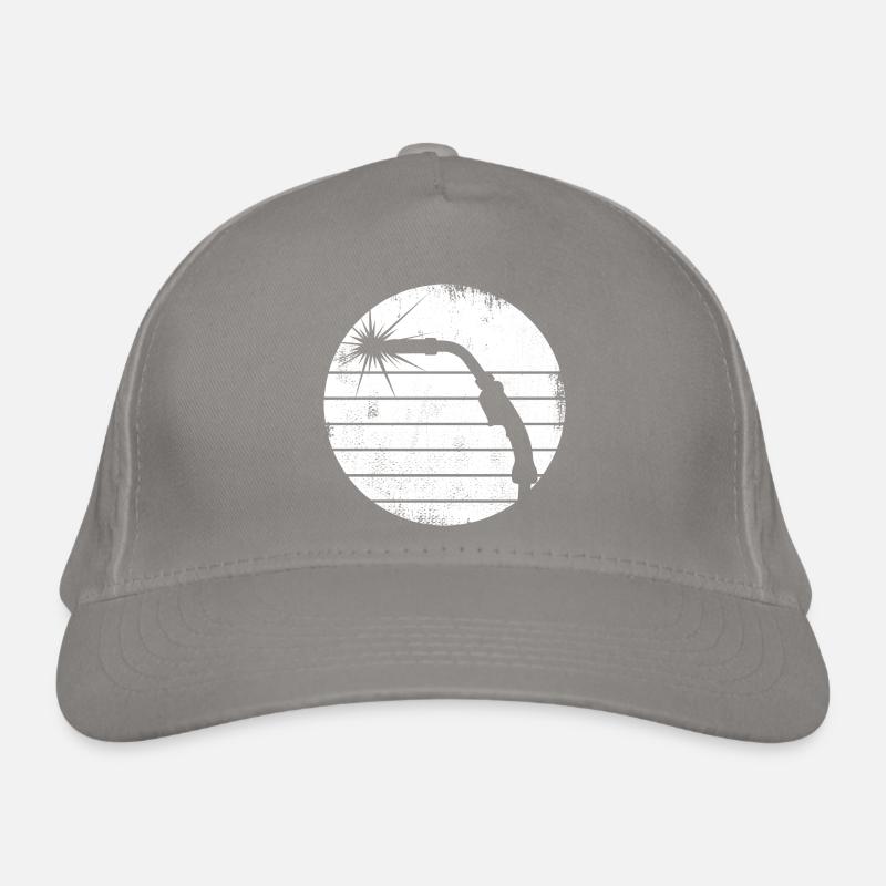 Skizze Schweißstab Bio-Baseballkappe