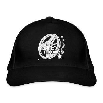 Film Reel Cinema Movies Magic Movies Fan de Fan de Cinéma - Casquette classique bio - noir - Devant