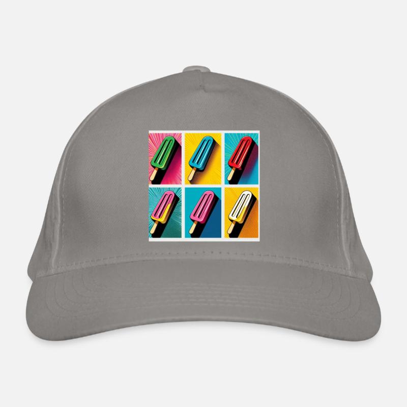 Glace sur le Style Popsicle Pop Art II Casquette classique bio