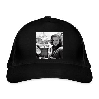 Vintage Glamour - Matterhorn Girl - Organic Baseball Cap - black - Front