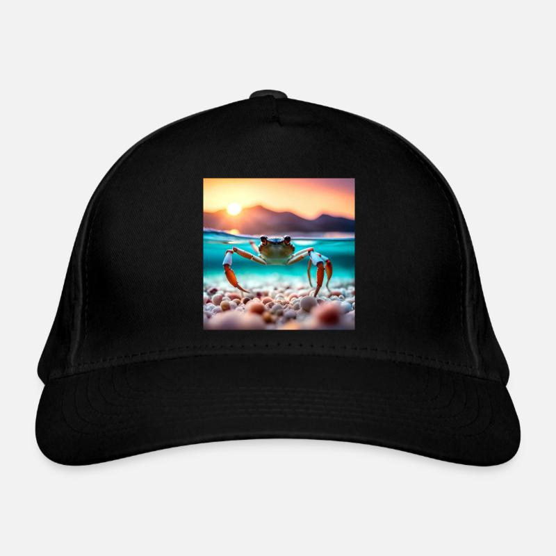 Underwater Crab Organic Baseball Cap