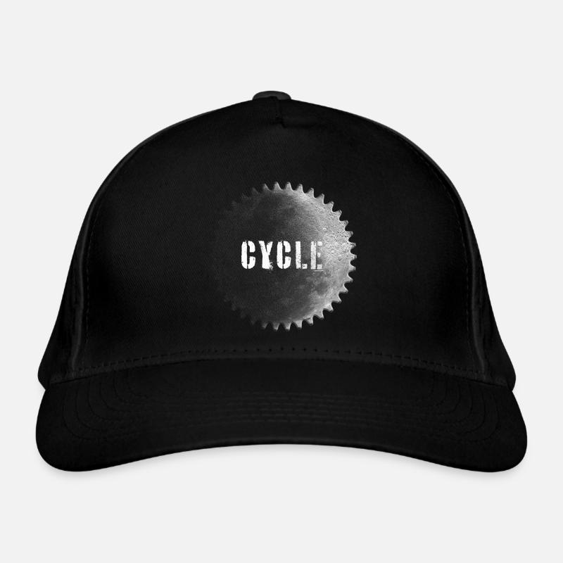 Balade à vélo sur la Lune Casquette classique bio