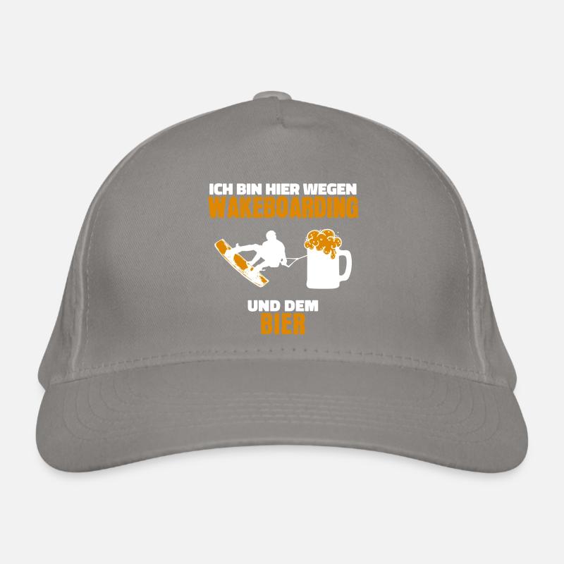 Kitesurfer Cool Saying Wakeboard Surfing Wave Organic Baseball Cap