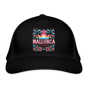 Majorca - Organic Baseball Cap - black - Front