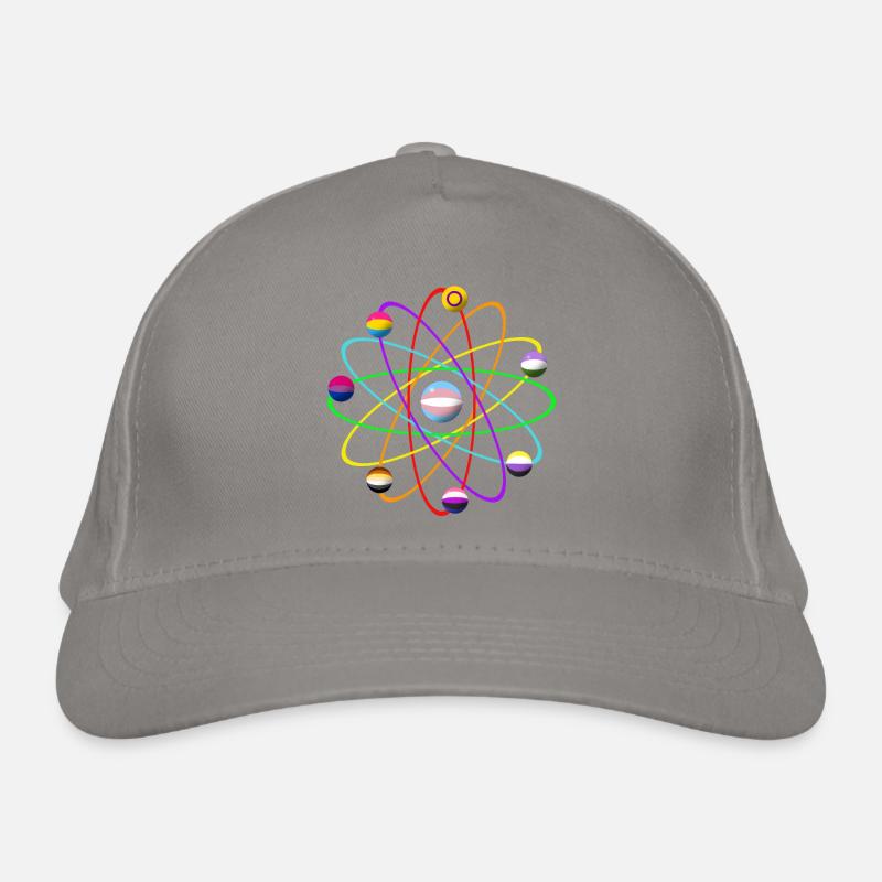 LGTBIQ+ atom Organic Baseball Cap